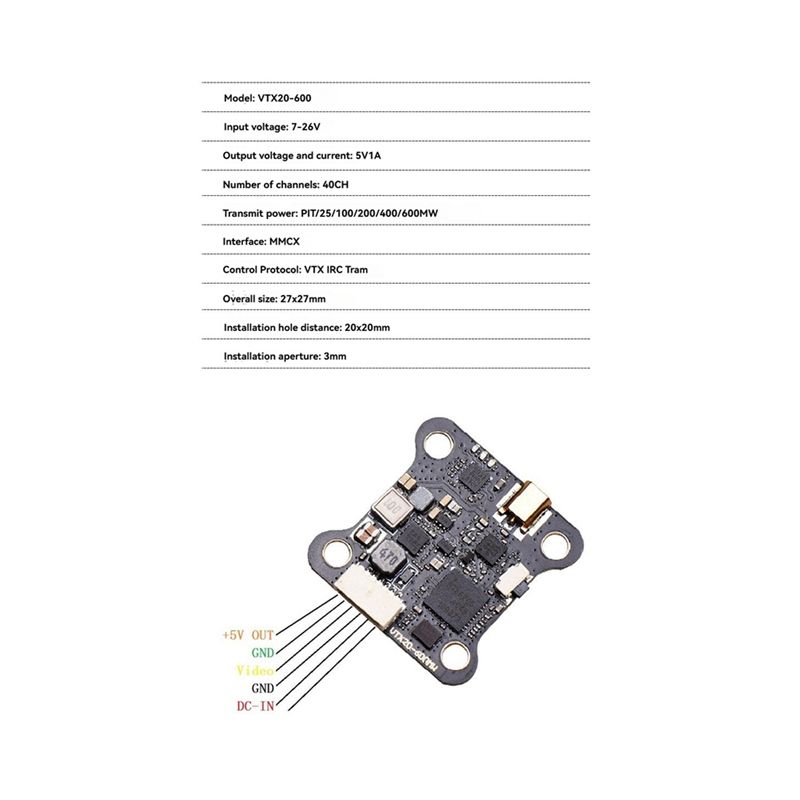 A97I-5.8G 40CH VTX FPV Transmi - Drone Racing Vtx recensione e prezzo
