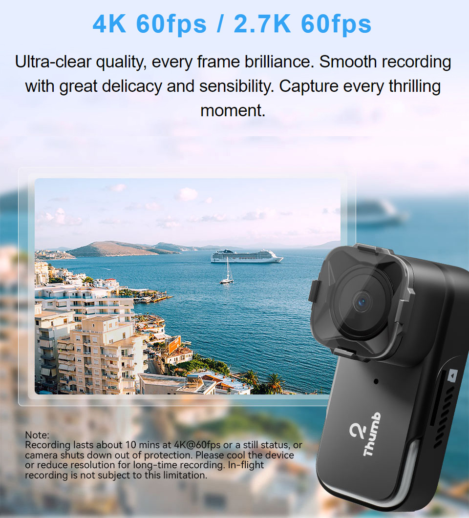 New Version RunCam Thumb 2 4K  - Drone Racing Camera recensione e prezzo
