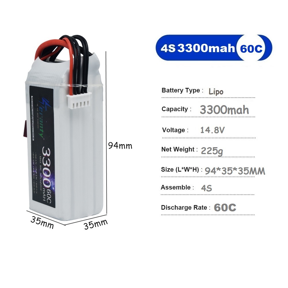 LiPo Rechargeable Battery 4S 3 - Drone Racing Battery recensione e prezzo
