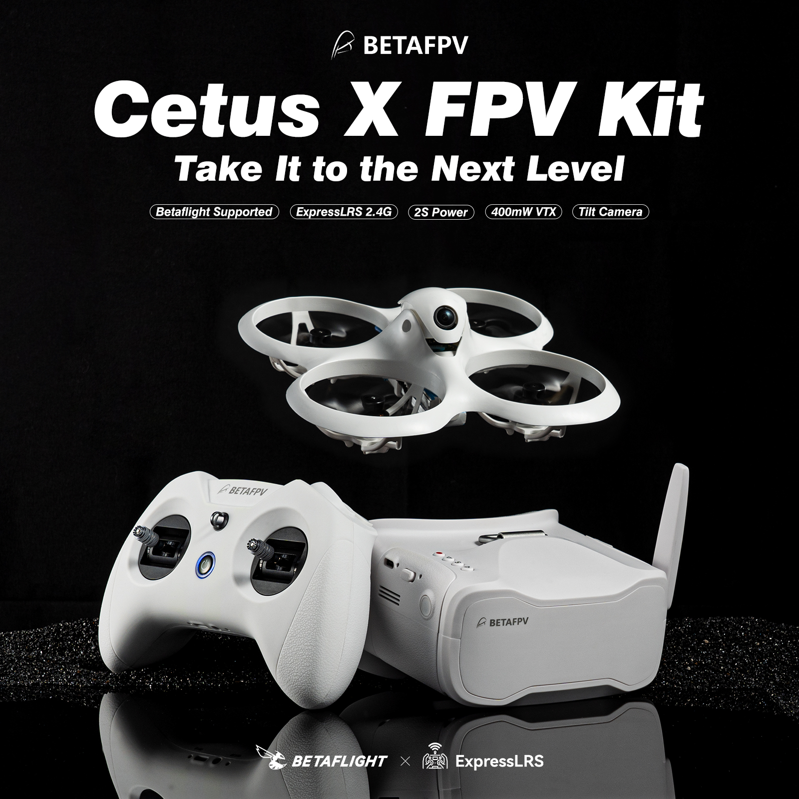 BETAFPV Cetus X FPV Kit Racing - Drone Racing Goggles recensione e prezzo