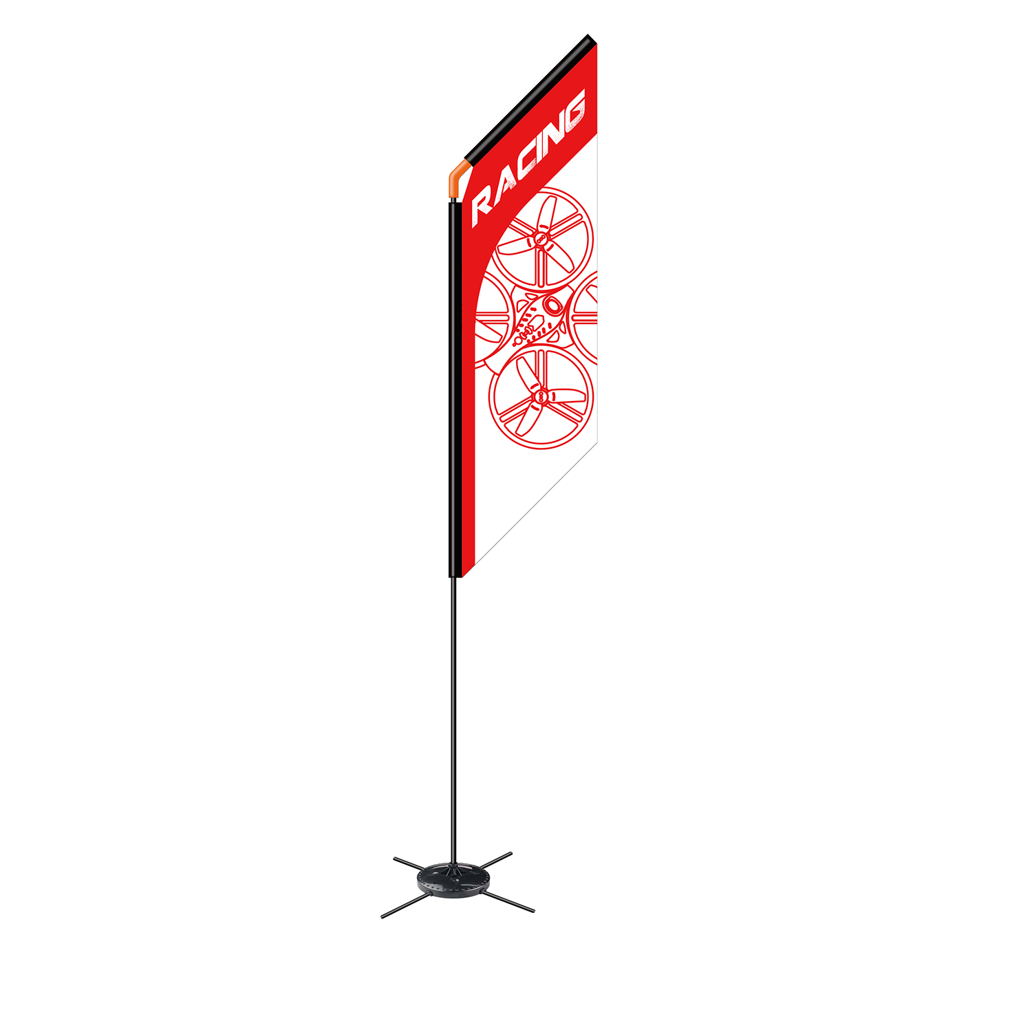 560mm FPV Racer Flag Drone Qua - Drone Racing Gate recensione e prezzo
