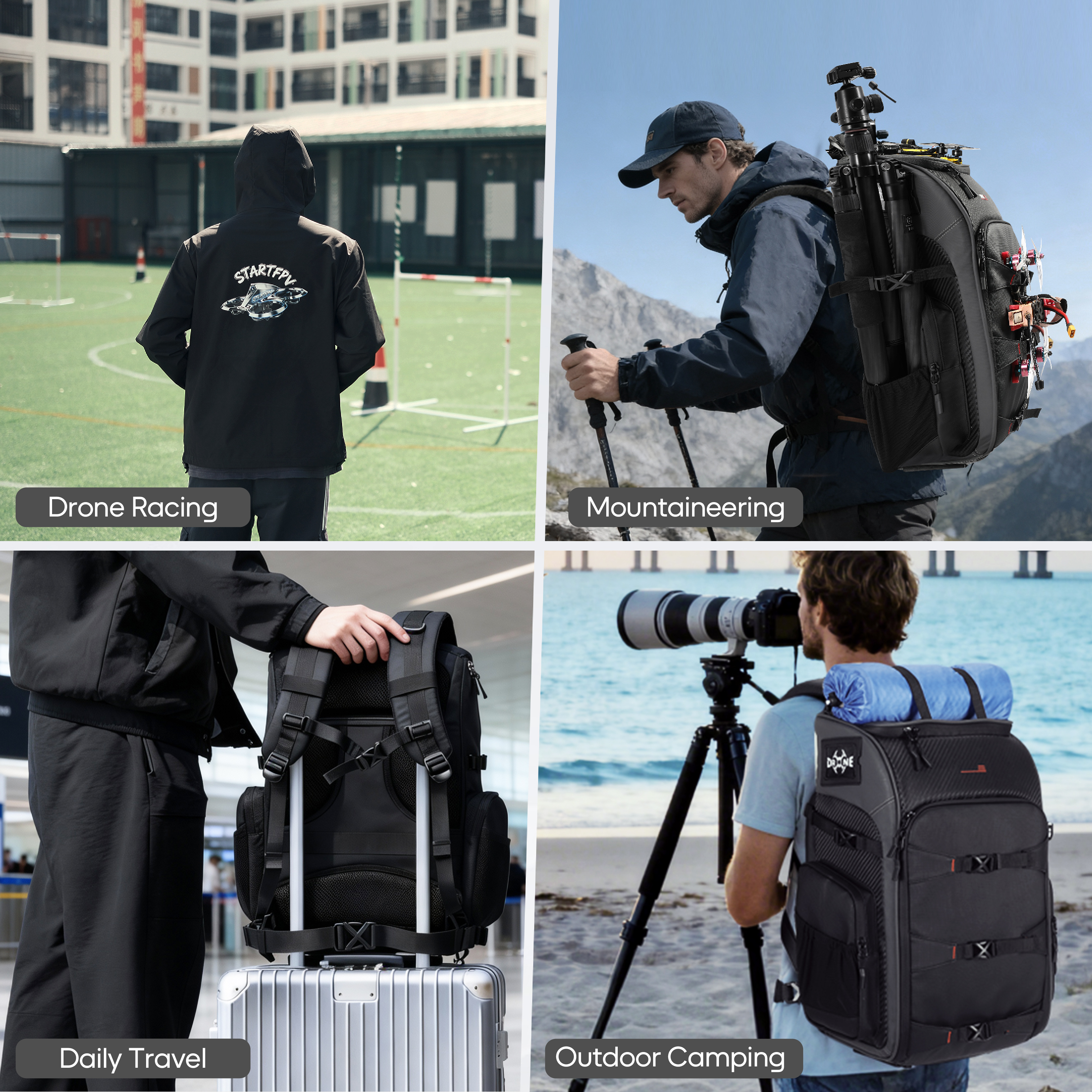 FPV Drone Backpack 40L Profess - Drone Racing Goggles recensione e prezzo