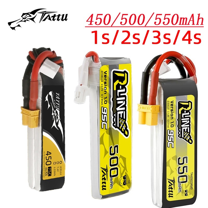 3Pcs NEW TATTU 450/500/550mAh  - Drone Racing Battery recensione e prezzo