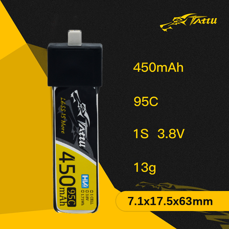 3Pcs NEW TATTU 450/500/550mAh  - Drone Racing Battery recensione e prezzo
