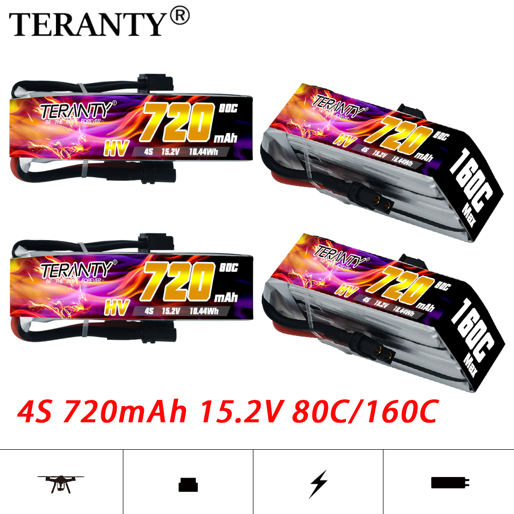 TERANTY 720mAh 4S 15.2V HV Lip - Drone Racing Battery recensione e prezzo
