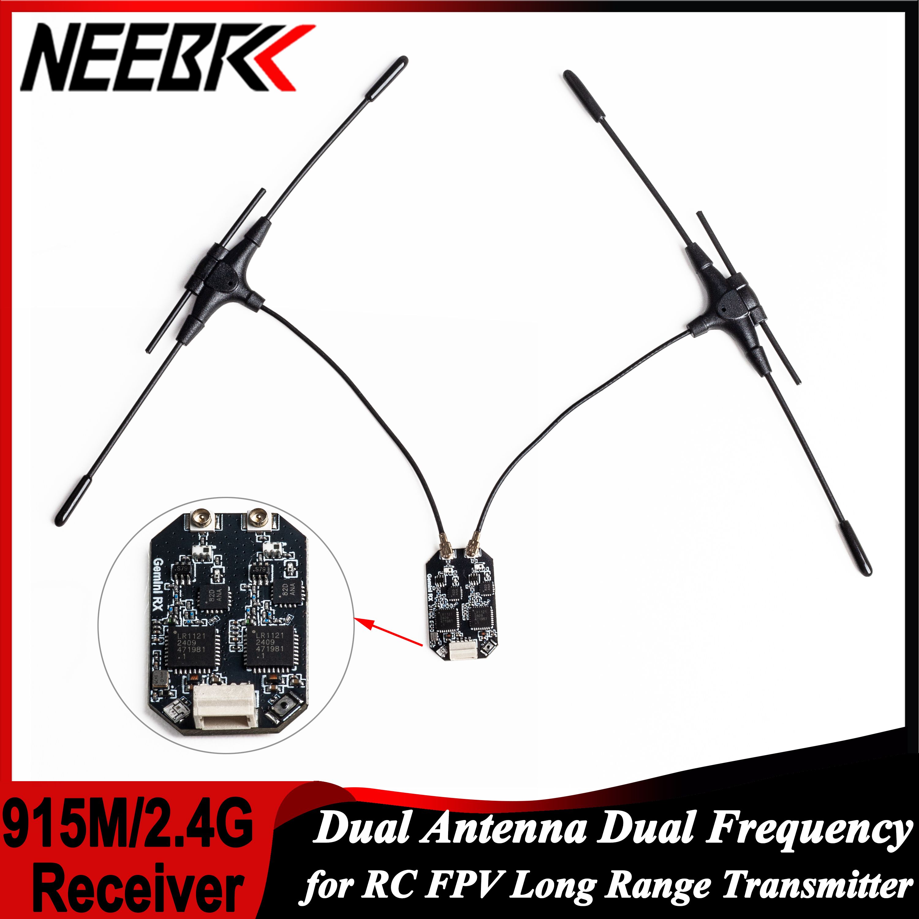 ELRS 915MHz/2.4GHz Gemini Dual - Drone Racing Antenna recensione e prezzo